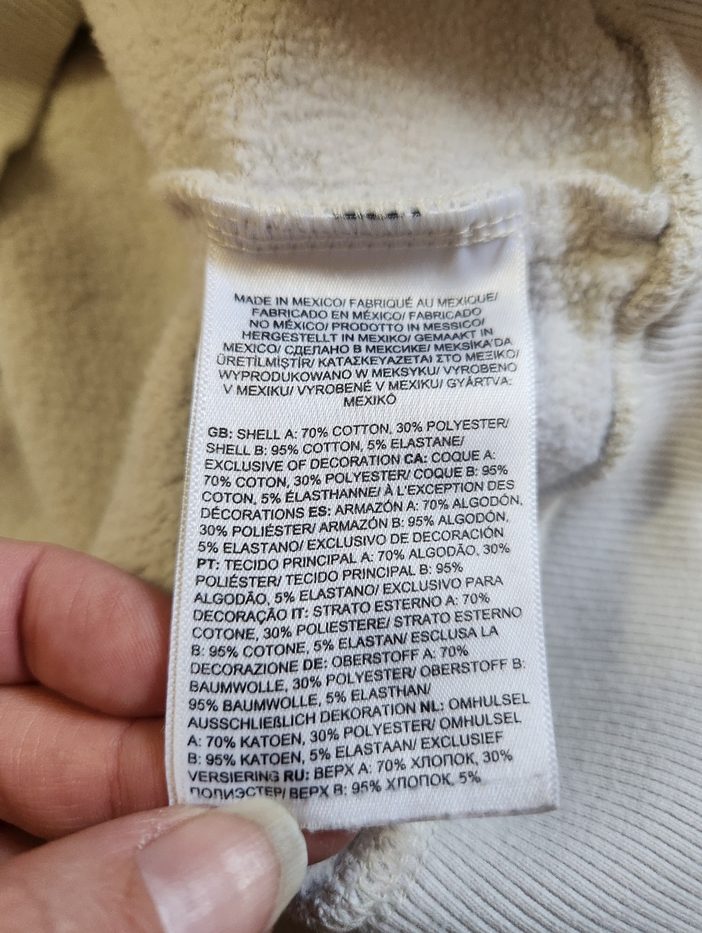 The North Face Womens XL Gardenia White Mountain Graphic Half Dome Hoodie Cozy - Picture 5 of 7